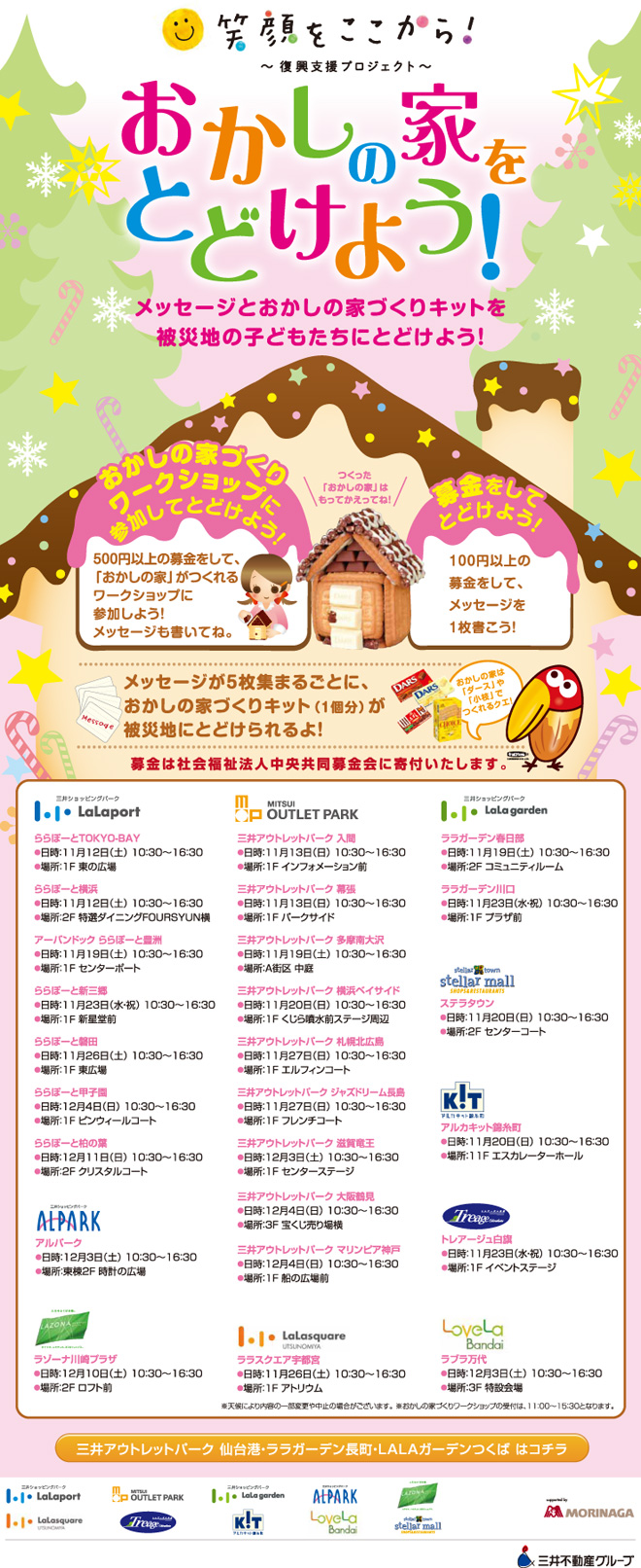 おかしの家をとどけよう！